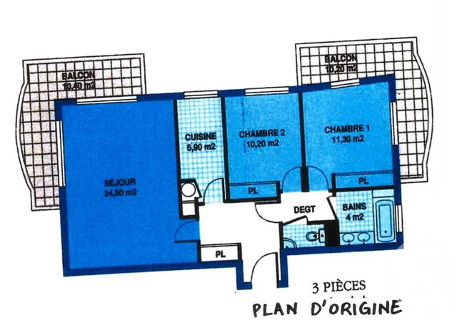 Appartement F3 à vendre - 3 pièces - 68.88 m2 - BOULOGNE BILLANCOURT - 92 - ILE-DE-FRANCE - Century 21 Agence Jaurès
