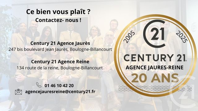 Afficher la photo en grand Appartement F2 à vendre - 2 pièces - 35.28 m2 - PARIS - 75015 - ILE-DE-FRANCE - Century 21 Agence Jaurès