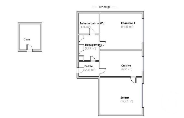 Appartement F2 à vendre - 2 pièces - 43.54 m2 - BOULOGNE BILLANCOURT - 92 - ILE-DE-FRANCE - Century 21 Agence Jaurès