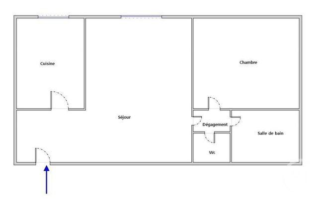 Appartement F2 à vendre - 2 pièces - 45.17 m2 - BOULOGNE BILLANCOURT - 92 - ILE-DE-FRANCE - Century 21 Agence Jaurès