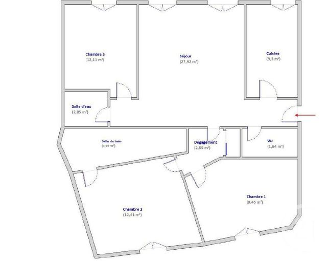 Appartement F4 à vendre - 4 pièces - 83.0 m2 - BOULOGNE BILLANCOURT - 92 - ILE-DE-FRANCE - Century 21 Agence Jaurès