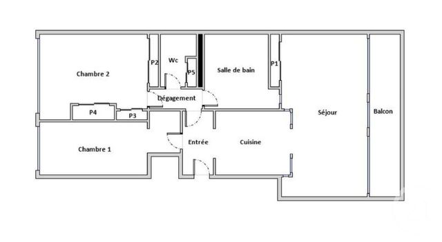Appartement F3 à vendre - 3 pièces - 66.47 m2 - BOULOGNE BILLANCOURT - 92 - ILE-DE-FRANCE - Century 21 Agence Jaurès